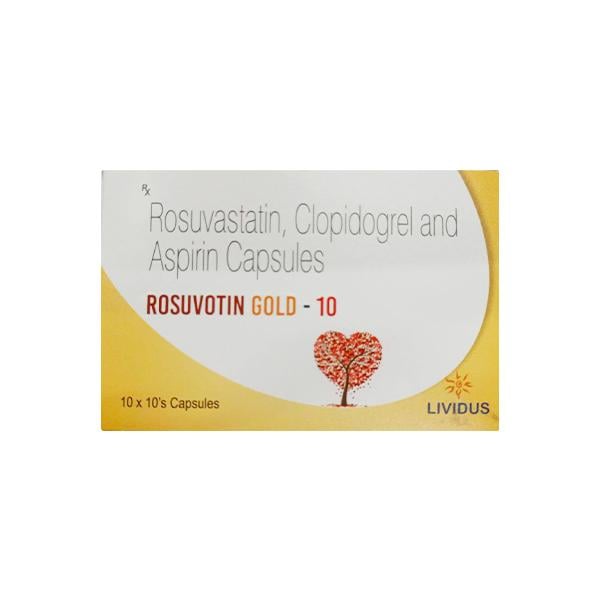 ROSUVOTIN GOLD 10mg Capsule 10's