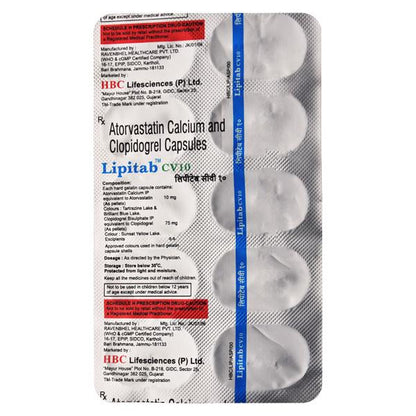 LIPITAB CV 10 Capsule 10's