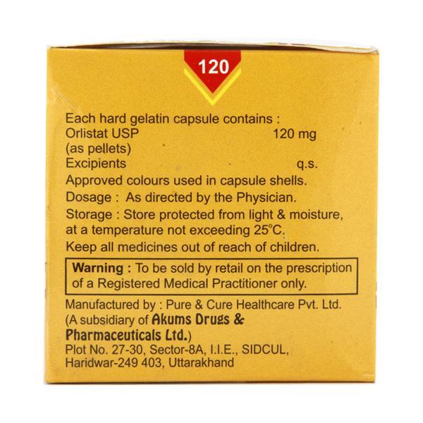 Obezita 120mg Capsule 10'S