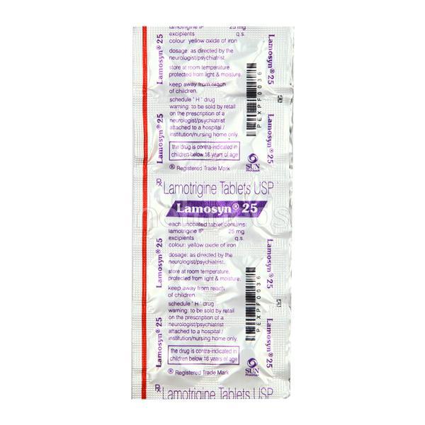 Lamosyn 25mg Tablet 10'S
