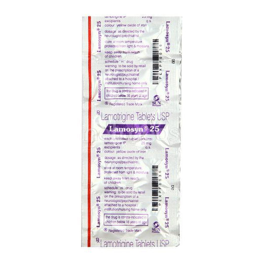 Lamosyn 25mg Tablet 10'S