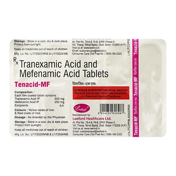 Tenacid MF Tablet 10'S