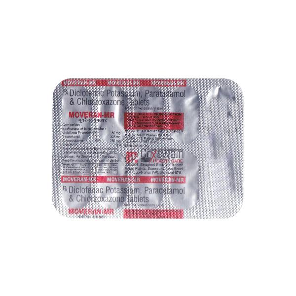 Moveran MR Tablet 10'S