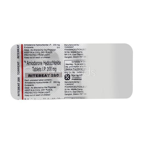 Ritebeat 200mg Tablet 10'S