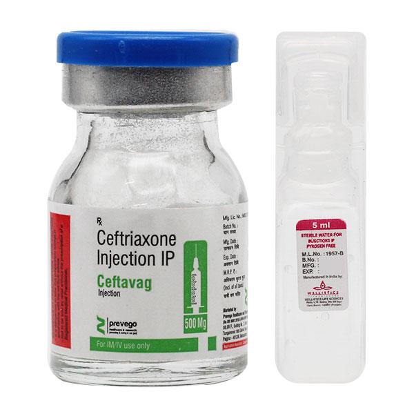 CEFTAVAG 500mg Injection 1's