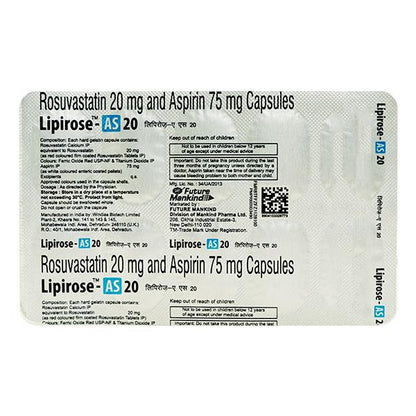 LIPIROSE AS 20 Capsule 10's