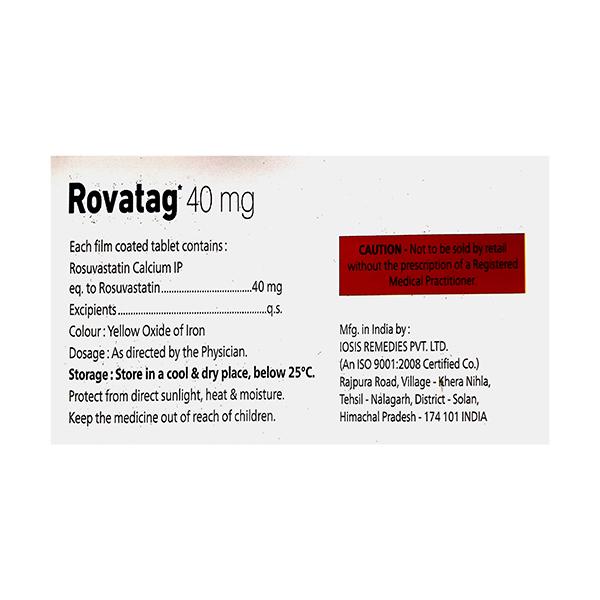 ROVATAG 40mg Tablet 10's