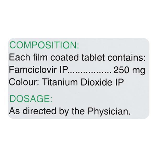 Virovir 250mg Tablet 6'S