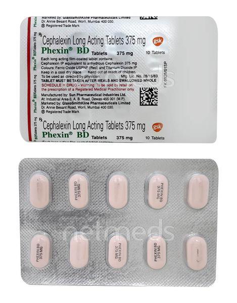 Phexin BD 375mg Tablet 10'S