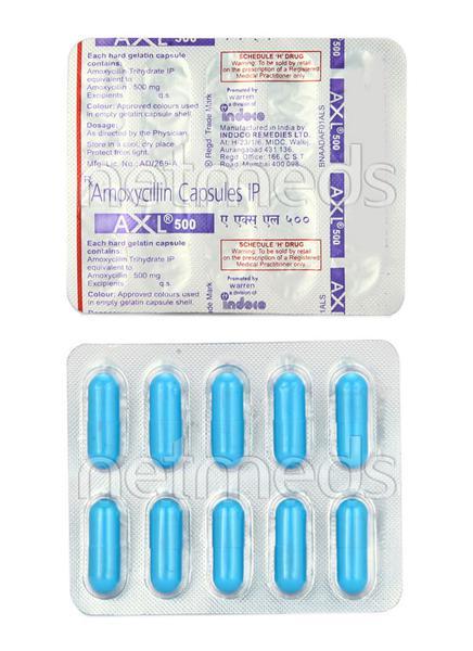 AXL 500mg Capsule 10'S