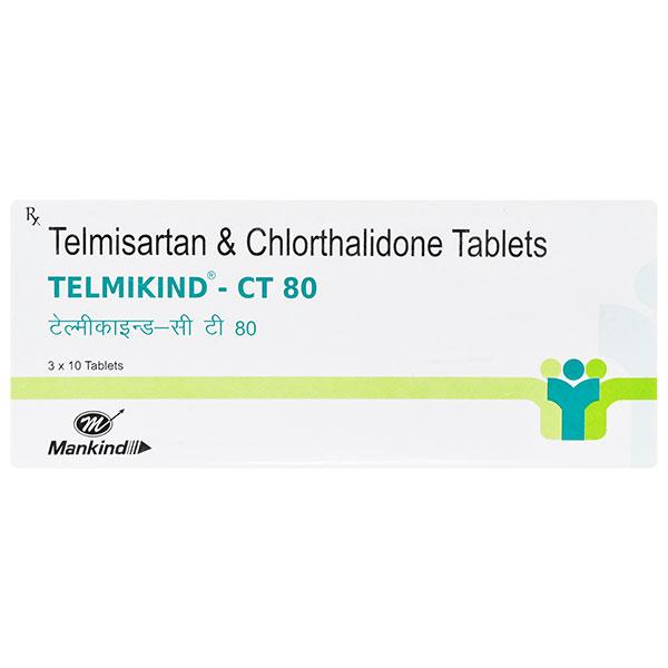 Telmikind CT 80/12.5mg Tablet 10'S