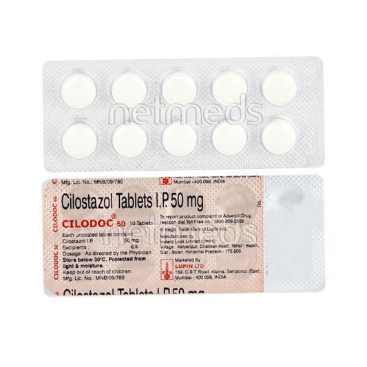 Cilodoc 50mg Tablet 10'S