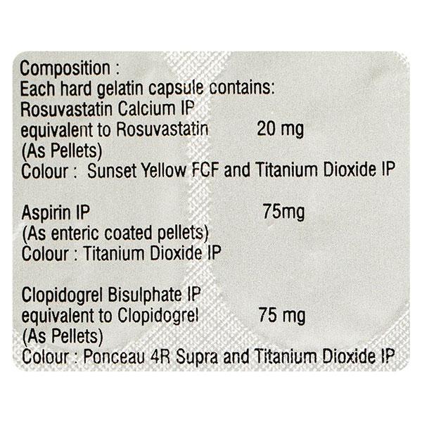 Rozustat Gold 20mg Capsule 10'S