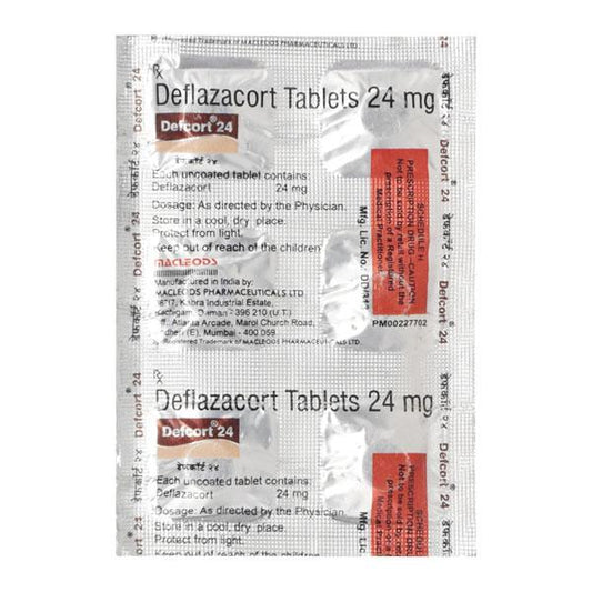 Defcort 24mg Tablet 6'S