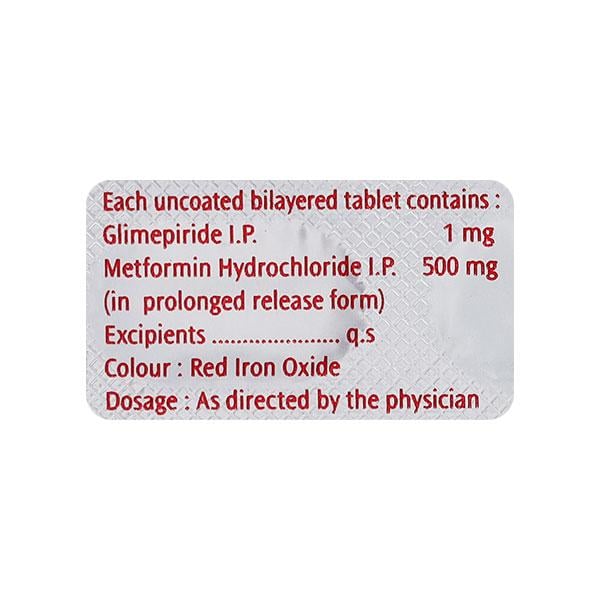 AMARYL M 1mg Tablet 20's