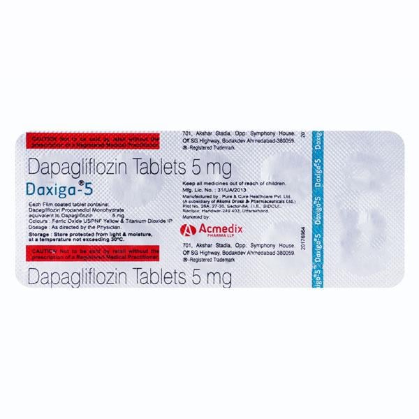 DAXIGA 5 Tablet 10's