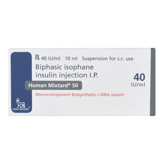 Human Mixtard 50 40IU Injection 1X10ml