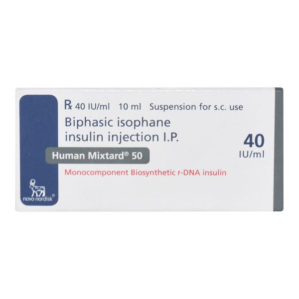 Human Mixtard 50 40IU Injection 1X10ml
