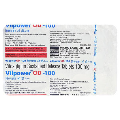 VILPOWER OD 100 Tablet 15's