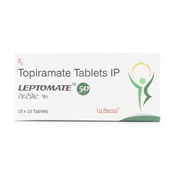 Leptomate 50mg Tablet 10'S