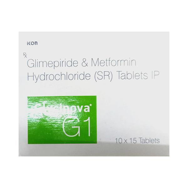 GLYCINOVA G 1 Tablet 15's