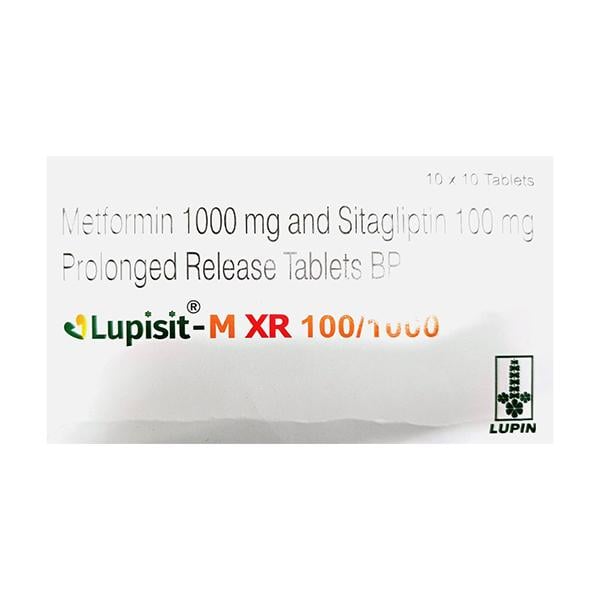 LUPISIT M XR 100/1000 Tablet 10's
