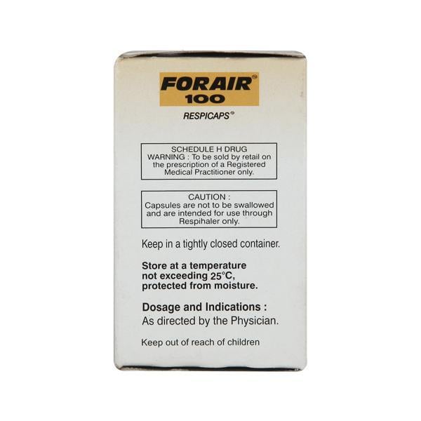 Forair 100mg Respicaps 30'S