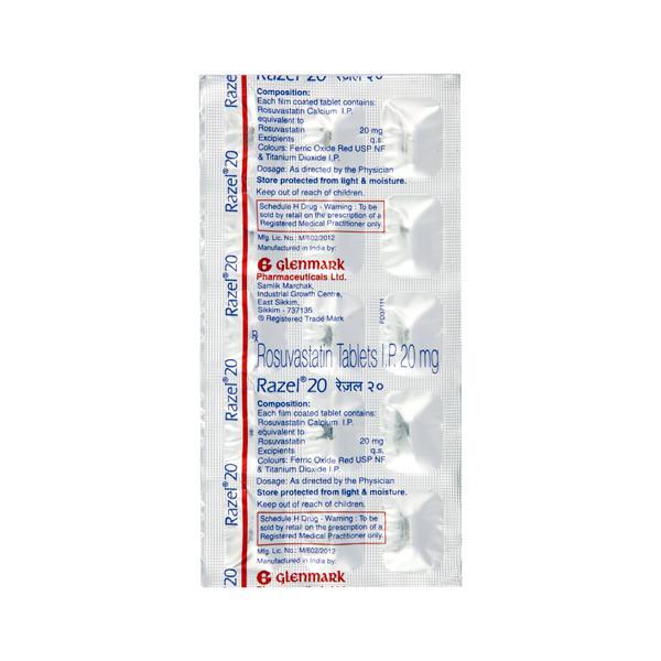 Razel 20mg Tablet 15'S