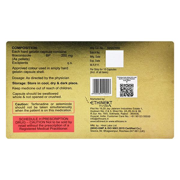 Itra RD 200mg Capsule 10'S