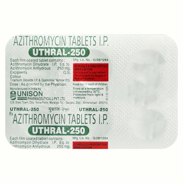 Uthral 250mg Tablet 6'S