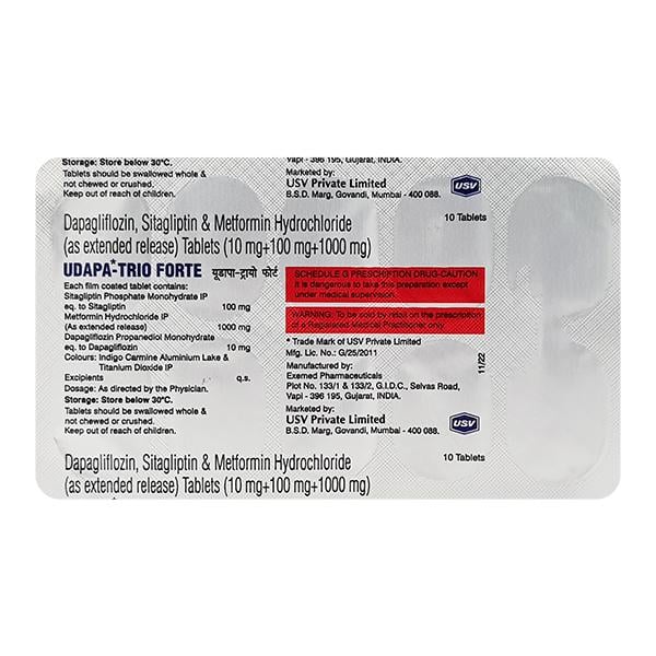UDAPA TRIO FORTE Tablet 10's