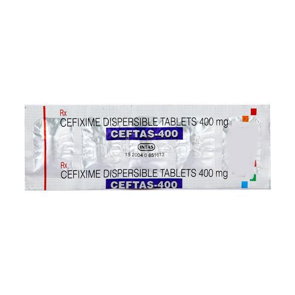 Ceftas 400mg Tablet 5'S