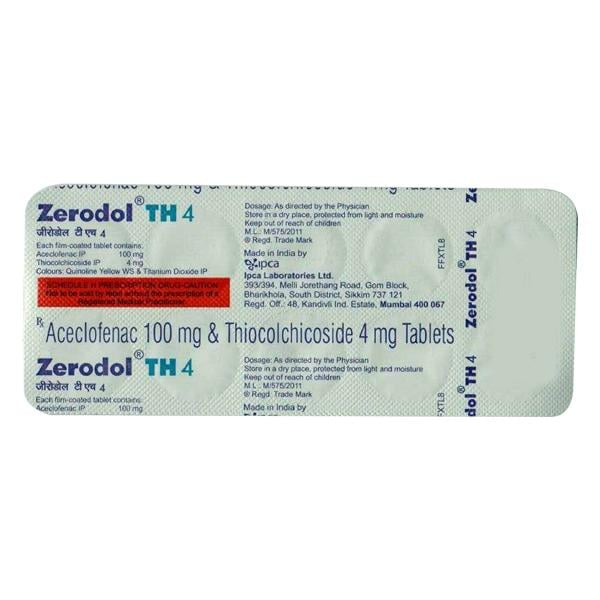 Zerodol TH 4mg Tablet 10'S