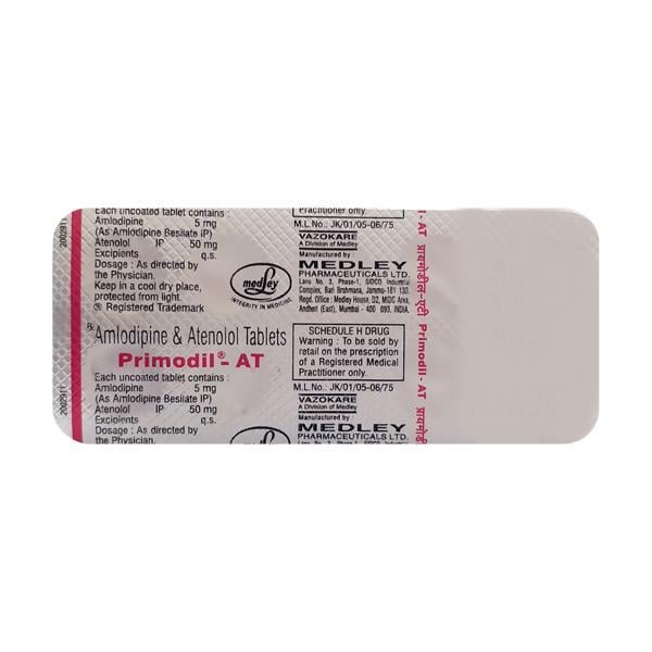 Primodil AT Tablet 10'S