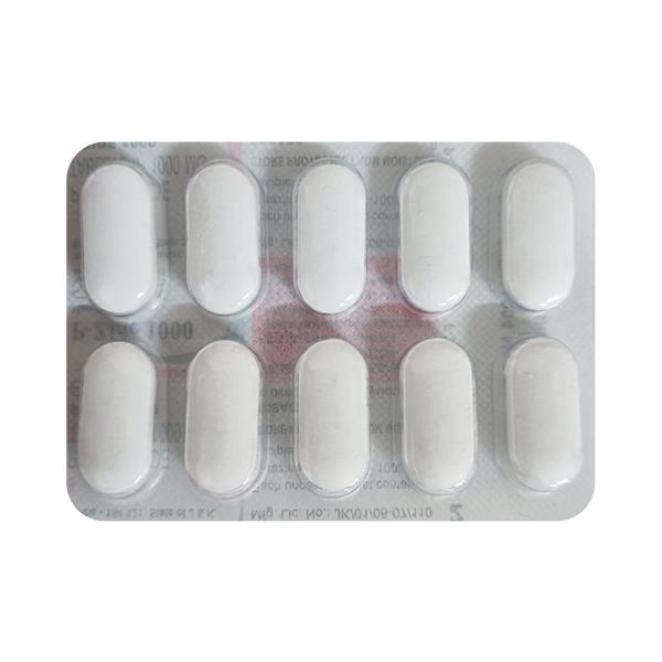 P ZIDE 1000mg Tablet 10's