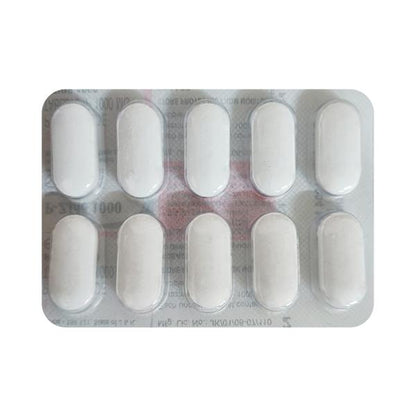 P ZIDE 1000mg Tablet 10's