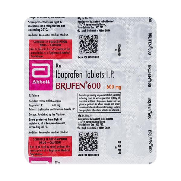 Brufen 600mg Tablet 15'S
