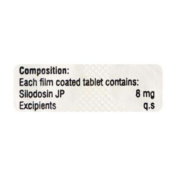SILOSAM 8mg Tablet 15's