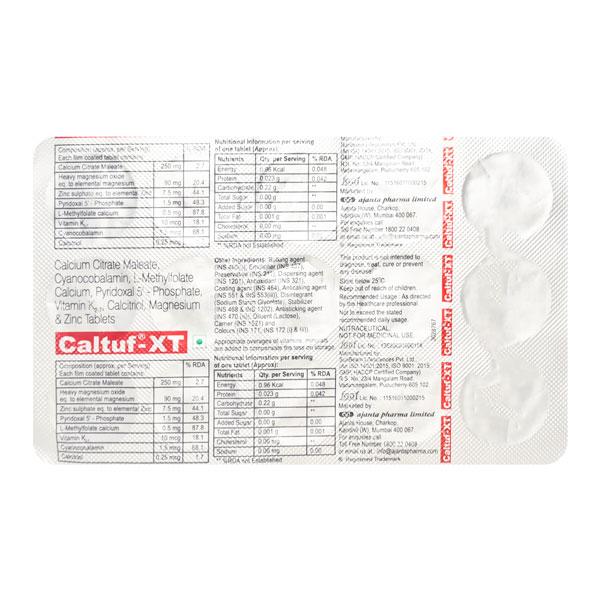 CALTUF XT Tablet 15's
