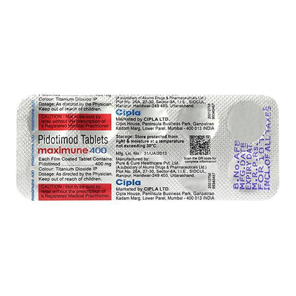 MAXIMUNE 400 Tablet 10's