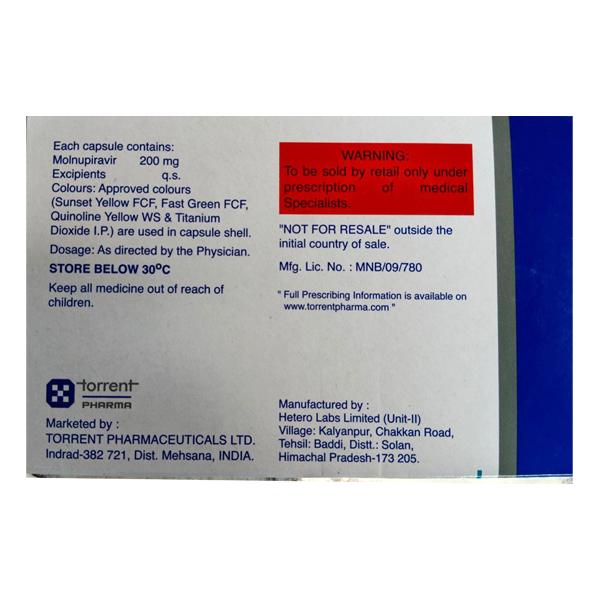 MOLNUTOR 200 Capsule 10's