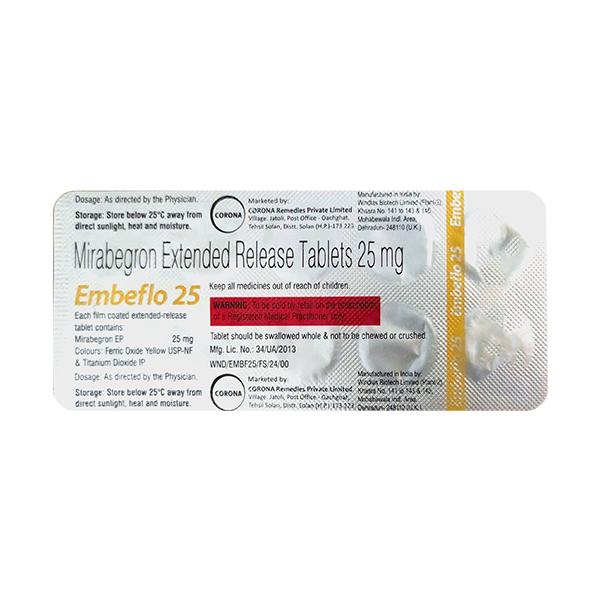EMBEFLO 25 Tablet 10's