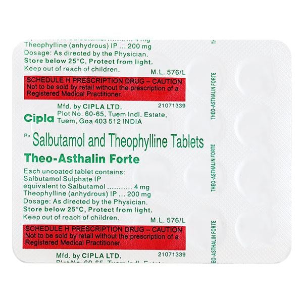 Theo Asthalin Forte Tablet 20'S