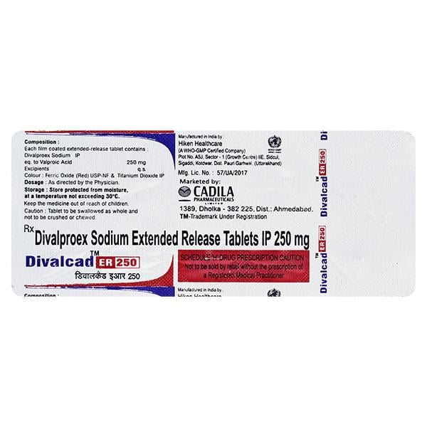 Divalcad ER 250mg Tablet 10'S