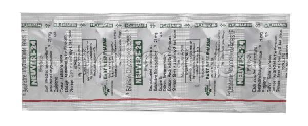 Neuvert 24mg Tablet 10'S