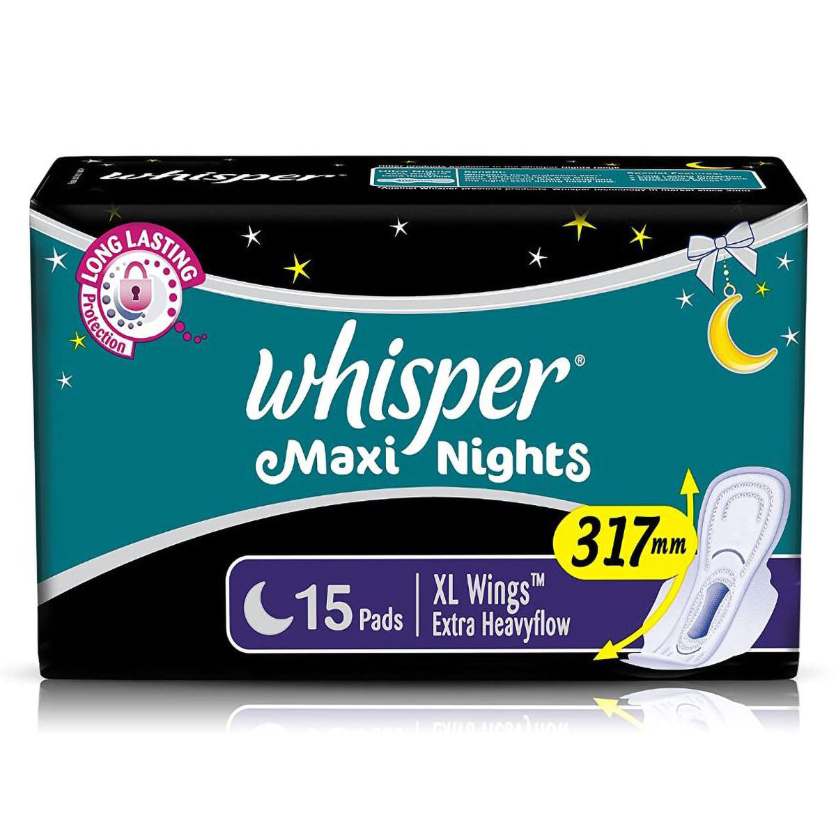 Whisper Maxi Nights Wings Sanitary Pads