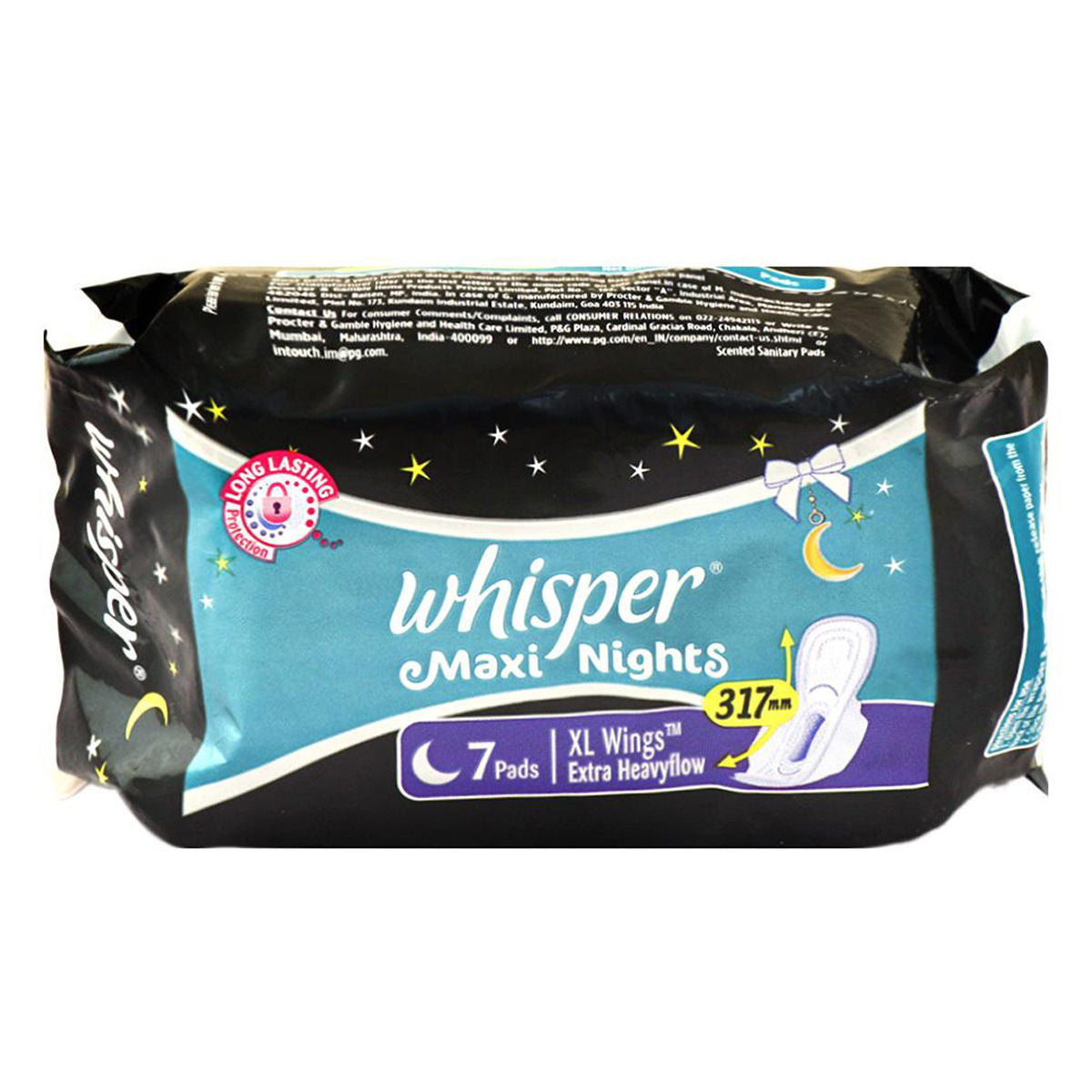 Whisper Maxi Nights Wings Sanitary Pads