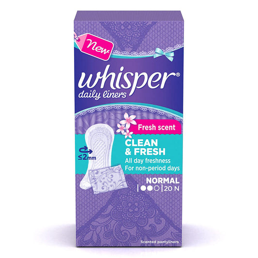 Whisper Clean & Fresh Daily Liners