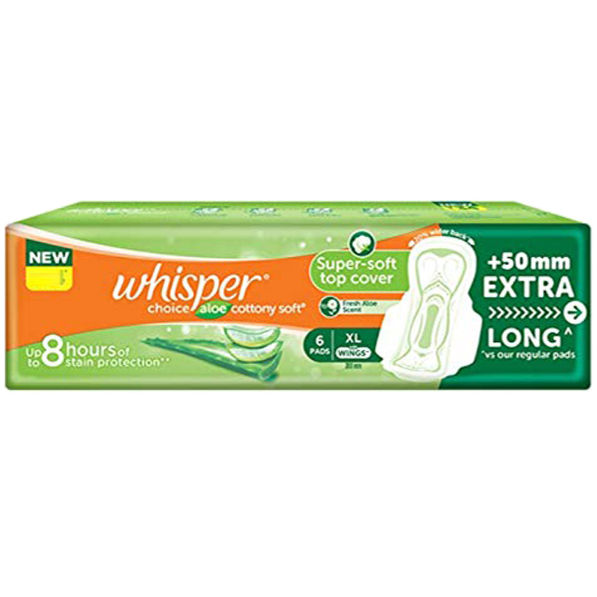 Whisper Choice Aloe Vera Sanitary Pads