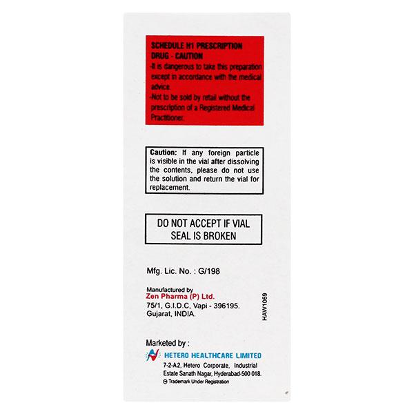 LYCEFT 500mg Injection 1's